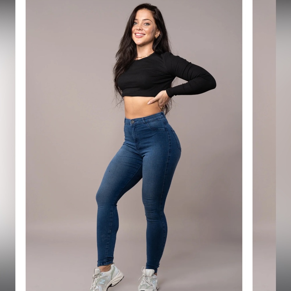 Fitjeans contour azure blue size L